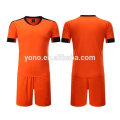 2017 neueste blank design fußball jersey hochwertigen fußball uniform plain trocken fit fußball jersey kit